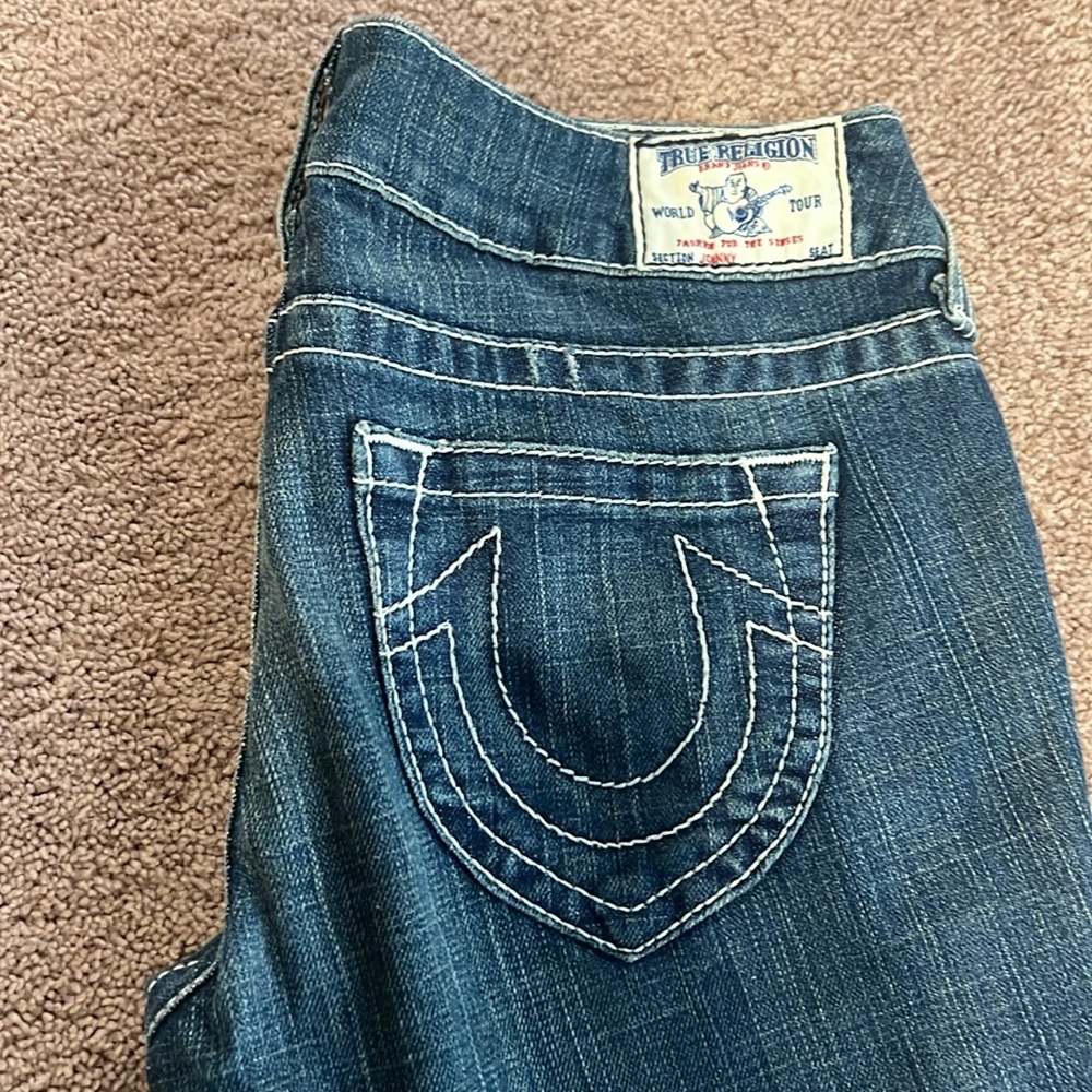 Vintage low rise true religion jeans